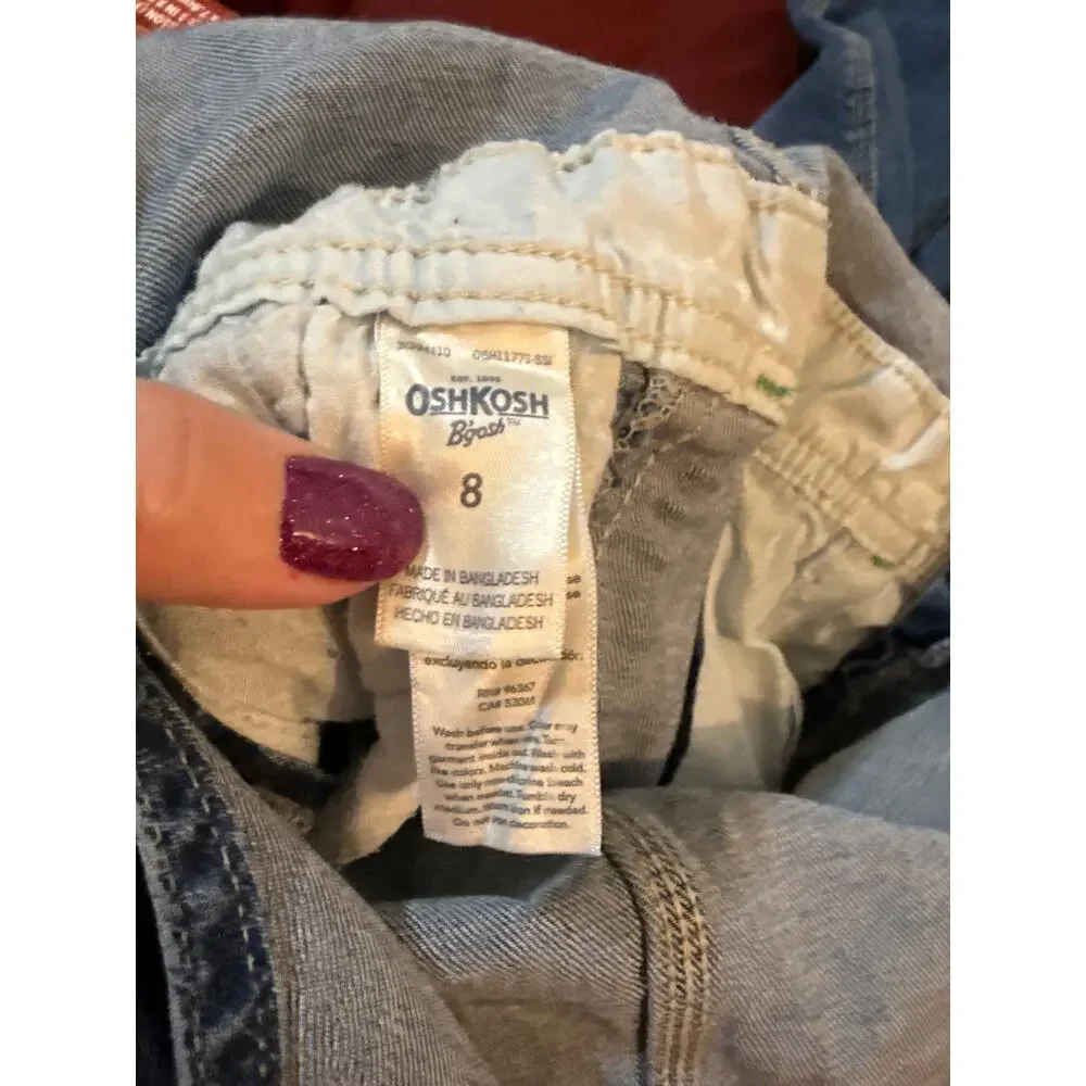 OshKosh B’Gosh overalls size 8 - Picture 3 of 3